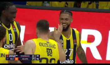 Fenerbache-Zalgiris: the incredible shot of Tyler Dorsey